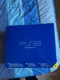 Ps2 fat con scatola manuali e cavi e telecomando