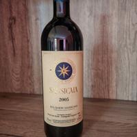 vino sassicaia 2005
