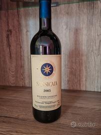 vino sassicaia 2005