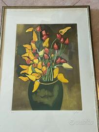 Renato guttuso acquaforte quadro