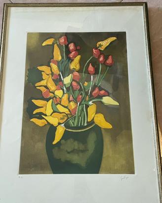 Renato guttuso acquaforte quadro