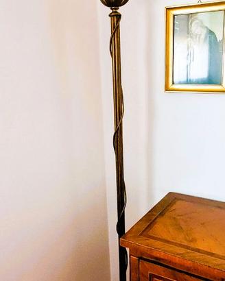 LAMPADA da TERRA con PARALUME IN CRISTALLO