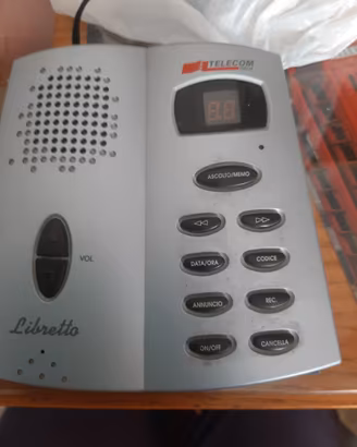 segreteria telefonica di 40 anni fà 