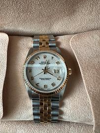Rolex Datejust 16233 acc/oro quadrante computer