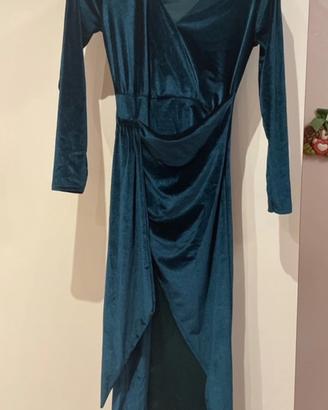 Vestito lungo velluto