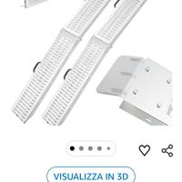 Rampe di Carico per moto ecc.,  400 kg di portata.