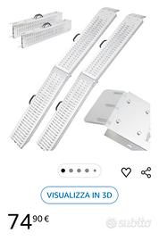 Rampe di Carico per moto ecc.,  400 kg di portata.