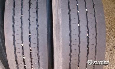 Coppia di pneumatici usati anteriore 315 60 22.5