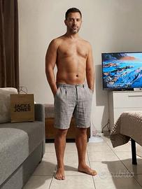 Pantaloni Jack & jones tg M da uomo lino