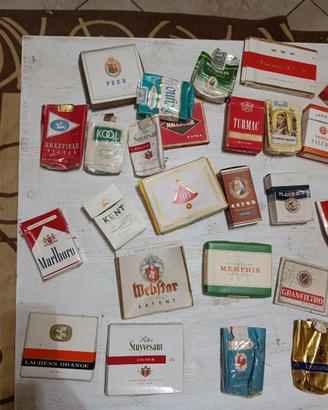 Collezione pacchetti di sigarette anni settanta