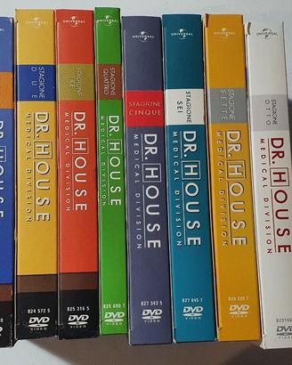 Cofanetti dvd Dr House originali 1-2-3-4-5-6-7-8 s