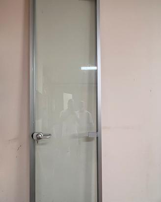 Porta vetro satinato 79x280