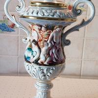 anfora capodimonte con coperchio