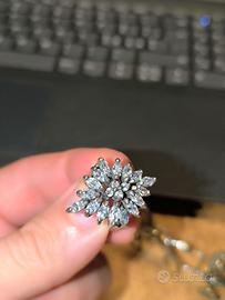 Anello in Argento 925 Con Zirconi