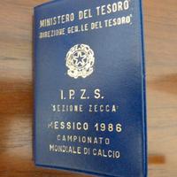 Moneta 500 Lire Argento "Mondiali Calcio 1986"