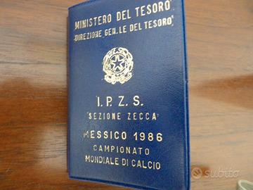 Moneta 500 Lire Argento "Mondiali Calcio 1986"