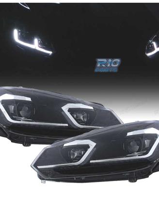 FARI VOLKSWAGEN VW GOLF 6 08-13 LOOK ARGENTO GOLF 