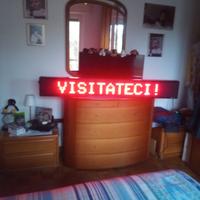 Tabellone luminoso Professionale con scritte LED