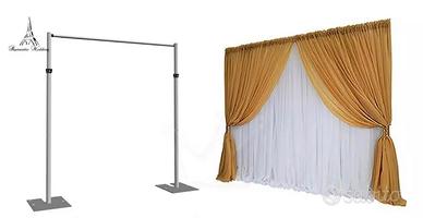 Stand professionale in alluminio porta fondale