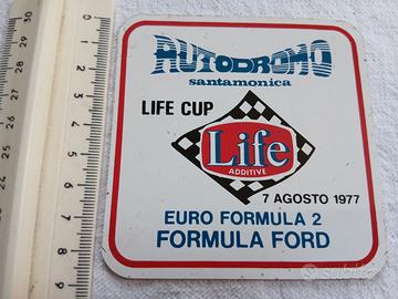 AUTORDROMO SANTAMONICA EURO FORMULA 2 adesivo 1977