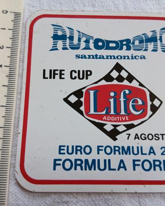 AUTORDROMO SANTAMONICA EURO FORMULA 2 adesivo 1977