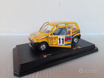 MODELLO AUTO FIAT 500 ABARTH RALLY KIT  BURAGO