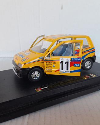 MODELLO AUTO FIAT 500 ABARTH RALLY KIT  BURAGO