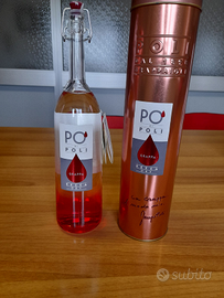 2 bottiglie grappa Poli secca e morbida astucciate