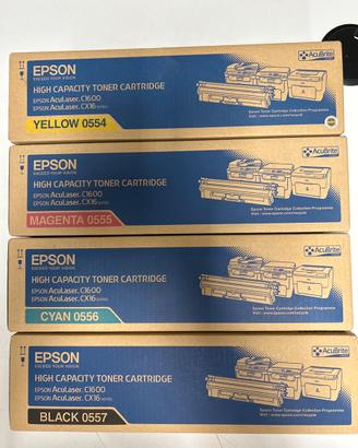 Toner stampante Epson, kit di 4pz.