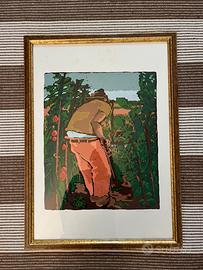 Trittico di serigrafie d'autore Alberto Bruzzani