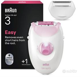Braun Silk-Épil 3 Epilatore Elettrico Donna, Acces