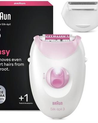 Braun Silk-Épil 3 Epilatore Elettrico Donna, Acces