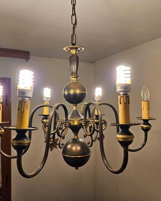 lampadario a  6 braccia 