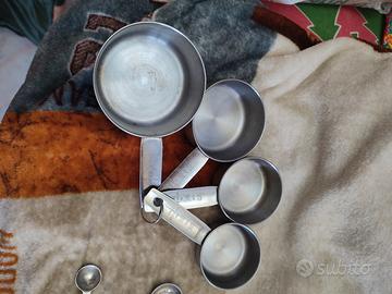 Set per cucinare misurini in acciaio inox 