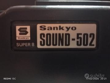 Proiettore Sankyo Sound 502 Super 8 mm Projector