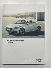 Audi TT Roadster Libretto uso manutenzione Italy