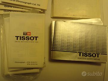 libretto istruzioni vintage Tissot crono quartz
