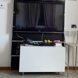 Mobile soggiorno porta tv bianco