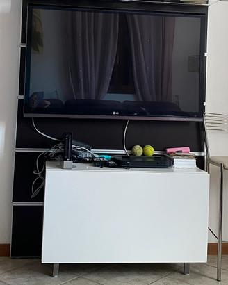 Mobile soggiorno porta tv bianco