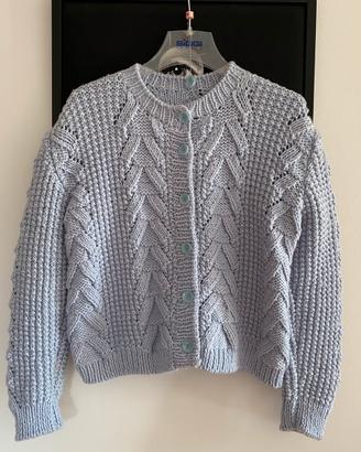 Giacca cardigan in lana