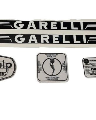 GARELLI GULP MATIC kit completo ADESIVI COLORE NER