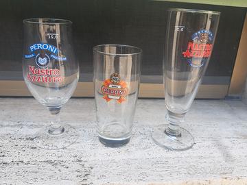 Bicchieri Birra Peroni-Nastro Azzurro