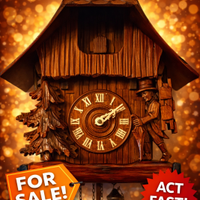 Orologio a cucù artigianale tedesco