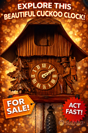 Orologio a cucù artigianale tedesco