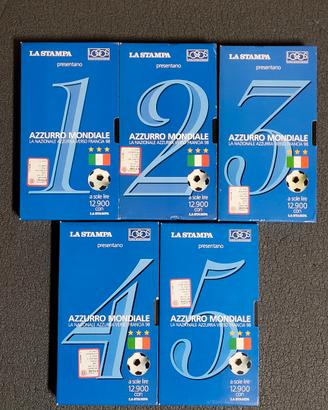 📼 Videocassette Azzurri Mondiale Nazionale Calcio