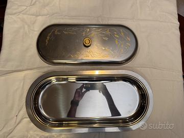 Vassoio da portata, 18/10 decorazioni oro