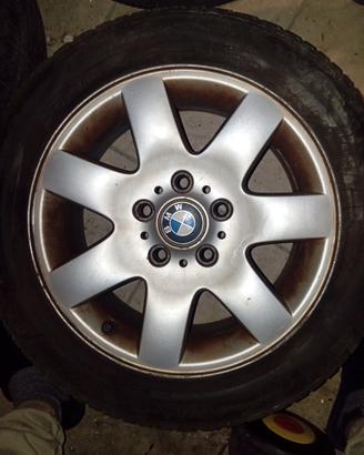 4 cerchi BMW 205 55 16 M + S  6 invernali 