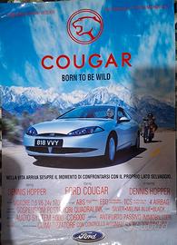 Locandina poster Ford Cougar 