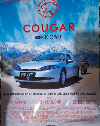 Locandina poster Ford Cougar 