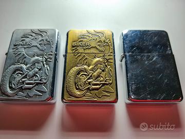 set 3 accendini  zippo 